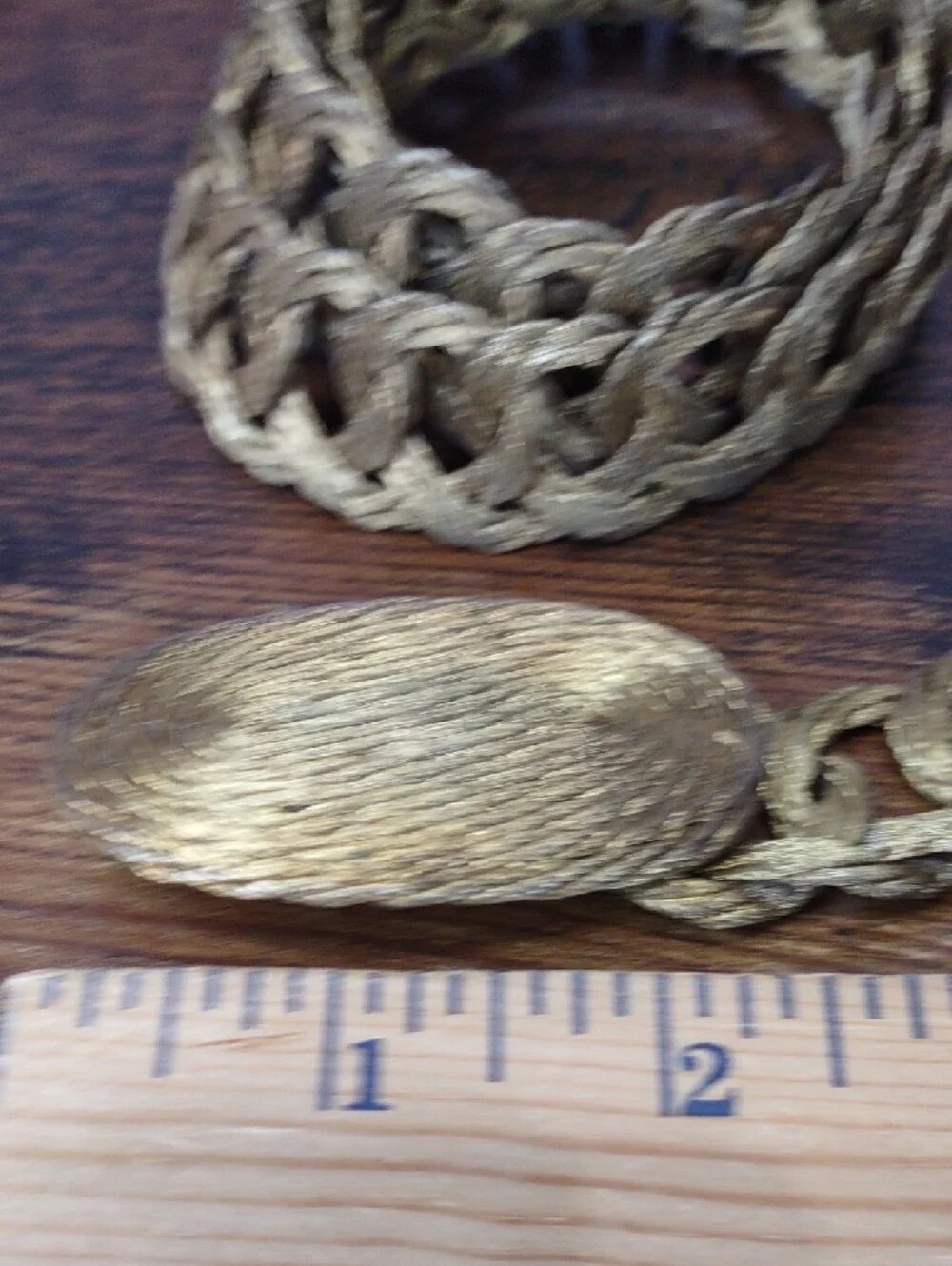 Vintage Woven Wire Belt